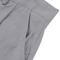 thumbnail image 6 of Mifsaly Mens Cotton Linen Pants Lightweight Straight Leg Summer Beach Pant Pleated Front Vacation Travel Business Casual Trousers with Pockets S, 6 of 6