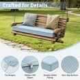 thumbnail image 2 of Kimunuk Outdoor Bench Cushions 45 x 18 x 3.5 Inch, High Density Foam Bench Seat Cushion, Porch Swing Cushion with Non-Slip Removable Cover, Sky Blue, 2 of 7