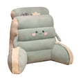 thumbnail image 1 of Bed Backrest Pillow for Reading and Support in Bed with Armrests – Lumbar for Sofa Chair Floor and Dorm Ergonomic Comfort for Posture Soft Polyester Fill, 1 of 5