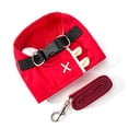 thumbnail image 2 of Chaleco para mascotas, arnés, correa, diseño de botones ajustable, juego de arnés y correa para perros con malla transpirable para perros y gatos al aire libre, 2 of 8