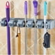 thumbnail image 1 of Soporte para escobas y trapeadores, organizador de herramientas de pared multiusos, resistente, ganchos de almacenamiento, colgador ideal para escobas, 1 of 5