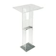 thumbnail image 5 of 46.1in Clear Acrylic Podium Floor Standing Church Lectern Podium Transparent Pulpit School Conference Podium, 5 of 20