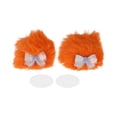 thumbnail image 1 of Accesorios para Cascos de Motocicleta Decoración Lazo Azul Esponjoso para Cascos de Motocicleta Bicicleta Esquí Etiqueta Naranja 2 Juegos, 1 of 6