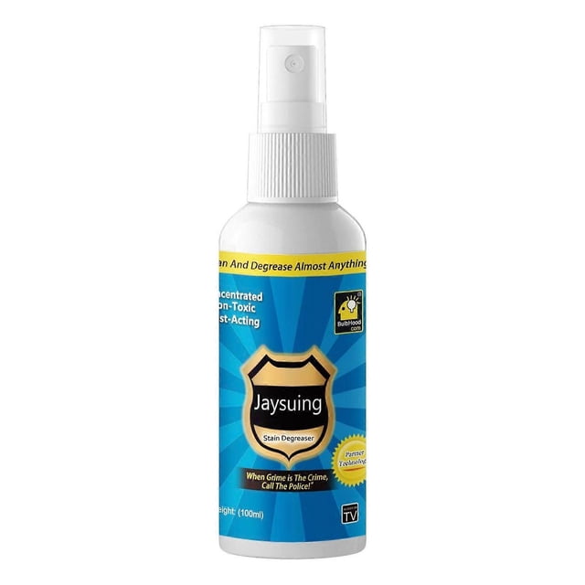 Heavy Duty Kitchen Degreaser Removes Stubborn Grease & Grime - Concentrated Fast-Acting Cleaner for Range Hoods, Stovetops & Tiles