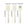 thumbnail image 3 of 3-Piece Silicone Baking Set, Spatula, Oil Brush, Scraper, Food Grade, Heat Resistant, Kitchen Tools for Cake Decorating, Mixing, Stirring, and Baking, 3 of 6