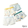 thumbnail image 2 of Godderr Boys Boxer Briefs Underwear for Toddler Kids 2-12Y Cartoon Cotton Shorts 2-9 Years Underwear Briefs 4Pcs, 2 of 8