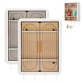 thumbnail image 4 of Wall Mounted Large Capacity Makeup Organizer,Dustproof Cosmetic Organizer,Bathroom Organizers and Storage,Skincare Organizers for Vanity,Bedroom, 4 of 8