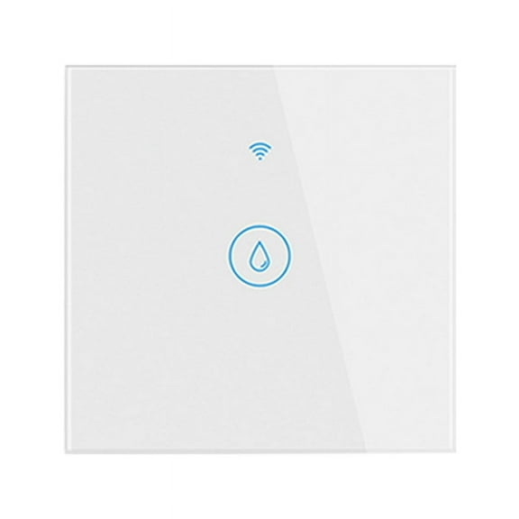 40A Tuya Smart Wifi Water Heater Boiler Touch Switch Air Conditioner Light Timing EU Wall App for Home White