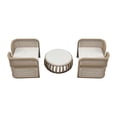 thumbnail image 2 of Juego de mesa y sillas en miniatura para casa de muñecas, muebles, modelo de juguete, bonitos accesorios de decoración rústica para casa de muñecas., 2 of 8