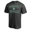 thumbnail image 2 of Men's Heathered Gray Milwaukee Brewers Core Basics Victory Arch T-Shirt, 2 of 3