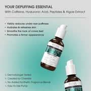 Advanced Clinicals Puffy Under Eye Face Serum. Hydrating and Calming Serum. 1.75 fl oz