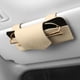 thumbnail image 5 of Estuche para gafas de coche de cuero PU, caja organizadora, gafas magnéticas para parasol de visera Beige Sharpla Estuche para anteojos de coche, 5 of 8