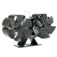 Fireplace Fan Dual Head 12 Blade Furnace Fan No Power Operation