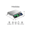 thumbnail image 2 of Báscula Digital 40 Kg Comercial Pantalla Lcd Función Tara, 2 of 4