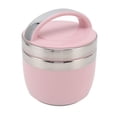 thumbnail image 1 of Insulated Food Container, Reduce Heat Heat Insulation Thermal Lunch Box Portable Bento Box  For Travel For Outdoor Use Blue,Red,Green,Pink, 1 of 8