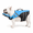 Blue, variant on Pawfloaty Dog Life Jacket with Head Rest, Adjustable Dog Life Vest with Removable Chin Float, Reflective Puppy Float Vest with Handle for Boating, Pool, Lake & Beach