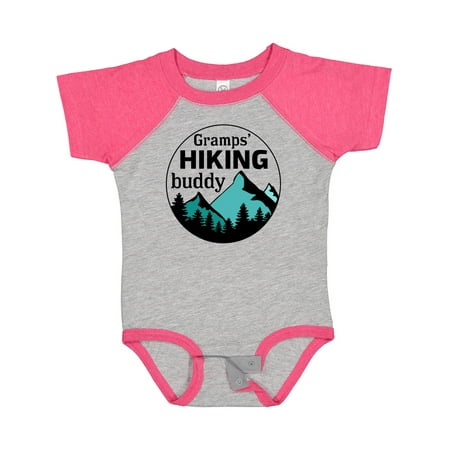 

Inktastic Gramps Hiking Buddy- Mountains and Trees Gift Baby Boy or Baby Girl Bodysuit