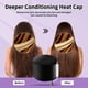 thumbnail image 2 of Gorro de vapor térmico eléctrico calentado para cabello afro negro natural - Gorro de tratamiento de spa caliente con control de temperatura para un acondicionamiento profundo en casa - Negro, 2 of 5