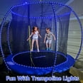 thumbnail image 2 of Christmas 2 Pack Solar Rope Lights Outdoor Waterproof,Each 33ft 100 LED 8 Modes and Timer Clear Tube String Lights for Outside(Blue), 2 of 8