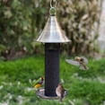 thumbnail image 6 of Kingsyard Metal Finch Bird Feeders for Outside Hanging Tube Feeder for Nyjer/Thistle, 1.5lbs Capacity, 6 of 7