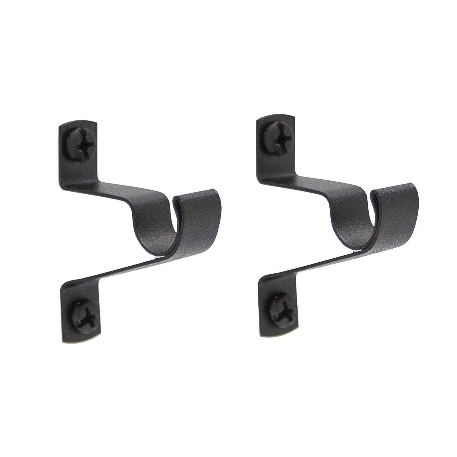 Mainstays Café Rod Brackets - Black