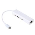 thumbnail image 4 of WRITWAA 1Pcs Type C Ethernet Adapter with 3 USB 2.0 Hub for Professionals and Ethernet Switch, 4 of 8