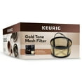 Keurig KDuo Mesh Reusable Filter For Ground Coffee, Gold