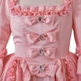 thumbnail image 6 of Women's 18th Century Rococo Costume Marie Antoinette Pink Princess Dress Court Ball Gown, 6 of 9