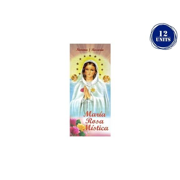 Plegable Novena y Rosario Maria Rosa Mística