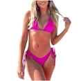 thumbnail image 2 of VBVC Tankinis Women Triangle Bikini Sets Halter Two Piece Sexy Swimsuit String Tie Side Bathing Suit, 2 of 6