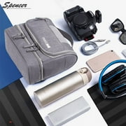 Spencer Waterproof Hanging Travel Cosmetics Toiletry Bag Mildew proof Makeup Organizer Wash Bag Dop Kit for Women and Men for Vacation, Outdoor, Bathroom Organizer Blue