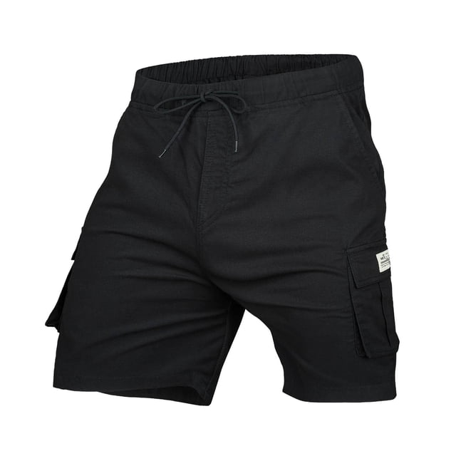 toraway Male Drawstring Plus Size Summer Shorts Multi Pockets Cargo Pants XL
