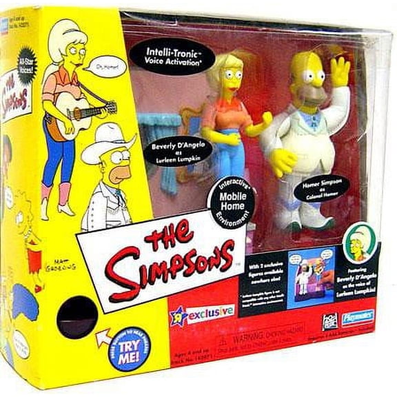 The Simpsons Mobile Home Trailer Action Figure Playset