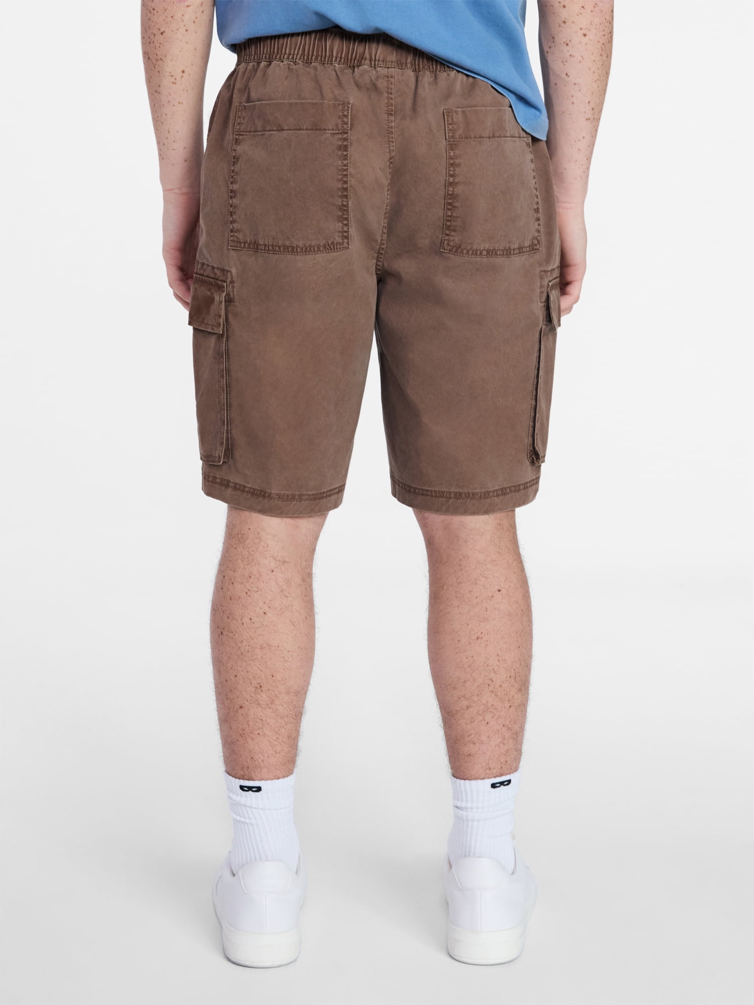 No Boundaries Twill Cargo Shorts, 10" Inseam, Men's XS-5XL