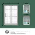 thumbnail image 6 of Yoolax Motorized Solar Shade Romote Control Light Filtering Roller Blinds Transparent Sight Auto Window Blinds(Half-Shading Grey,32"W x 72"H), 6 of 6
