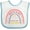 White and Blue, variant on Inktastic Handpicked for Earth by My Great Grandparents in Heaven Rainbow Boys or Girls Baby Bib