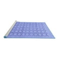 thumbnail image 2 of Ahgly Company Machine Washable Indoor Rectangle Oriental Blue Traditional Area Rugs, 5' x 7', 2 of 4