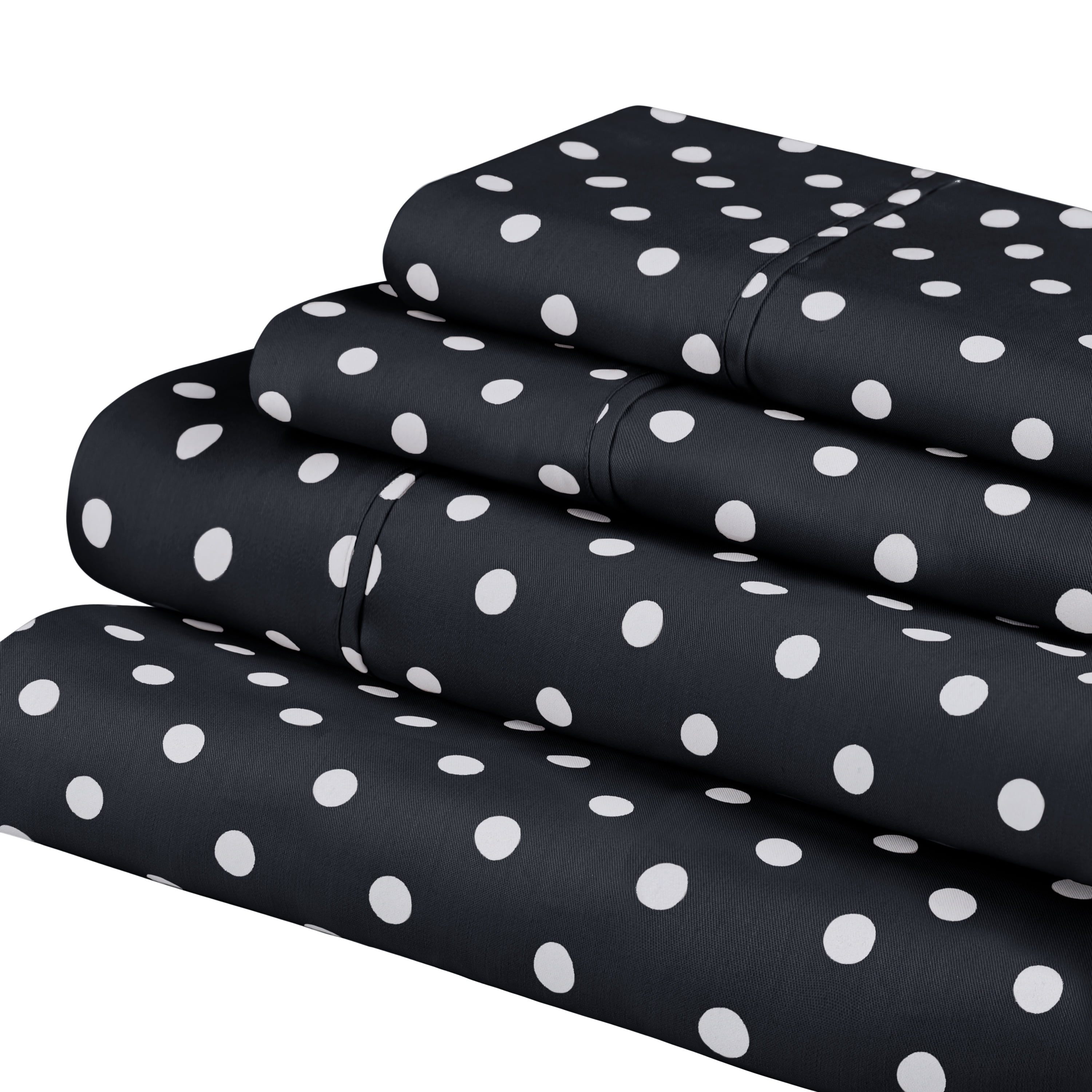 Superior Solid 3-Piece 600 Thread Count Black Sheet Set, Twin
