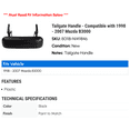 thumbnail image 2 of Tailgate Handle - Compatible with 1998 - 2007 Mazda B3000 1999 2000 2001 2002 2003 2004 2005 2006, 2 of 2