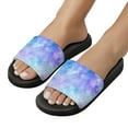 thumbnail image 5 of GZHJMY Stylish Slides for Women Men, Starry Sky with Vivid Neon Colors Soft Flexible Slip-on Sandals Slippers, 5 of 7