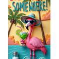 thumbnail image 3 of Colorful Flamingo Tropical Banner Beach Relaxation Summer Vibes Decorative Design for Party Decoration Summer Event Outdoor Celebration, 3 of 7