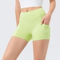 thumbnail image 5 of Women's Butt Lifting Biker Shorts High Rise Tummy Control Yoga Running Shorts , 2025 Athletic Workout Gym Shorts, 5 of 6