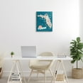 thumbnail image 2 of Stupell Industries Florida Sunny State Retro Vacation Tourism Vivid Map,16 x 20, Design by Ziwei Li, 2 of 7