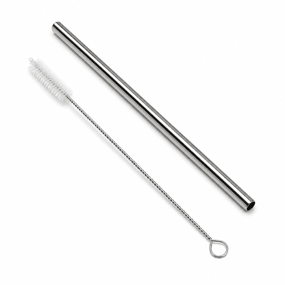 2 Qty Drink Straw Cleaning Brush - Bristle Cleaner for Stainless Steel Drinking Straws
