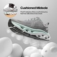 thumbnail image 2 of Zapatillas para correr para hombre NORTIV 8, transpirables, antideslizantes, gris, 2 of 8