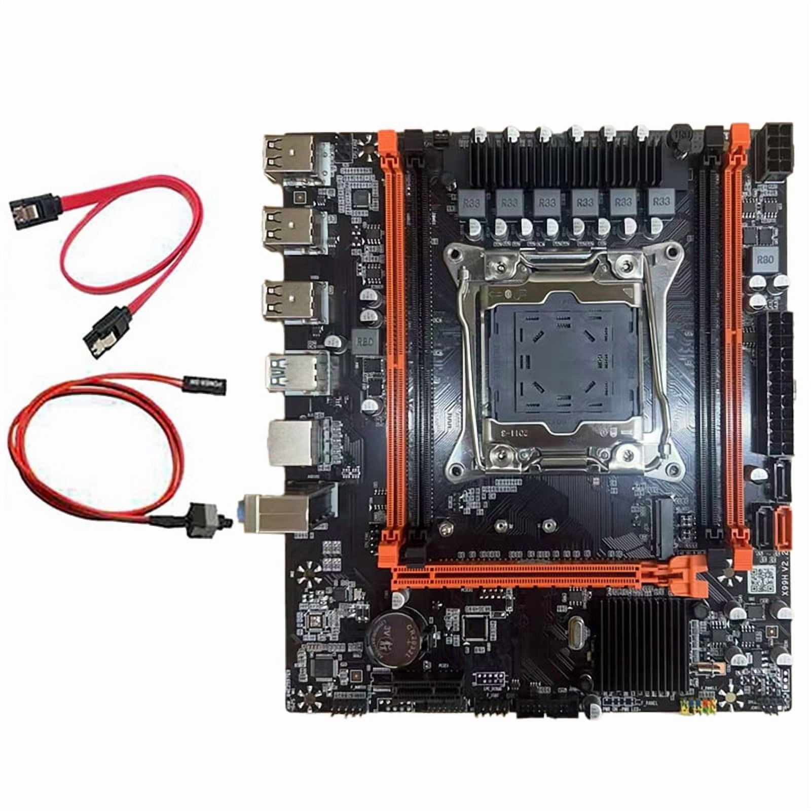 X99 Desktop Motherboard B85 LGA2011-.2 PCIE SATA3.0 4X DDR4 REG ECC RAM Slots X99 Gaming Motherboard Kit
