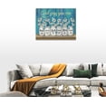 thumbnail image 3 of Farmhouse Daisy Flower Bathroom Decor Wall Art God Says You Are Rustic Butterfly Floral Blue Wall Decor Christian Pictures Canvas Painting Print Artwork Framed for Bathroom Bedroom Kitchen 16"x12", 3 of 6