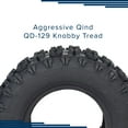 thumbnail image 2 of AlveyTech Black 13x5.00-6 Pneumatic Tire with Q129 knobby Tread, Parts for ATV, Go-Kart & Dune Buggy, 2 of 10