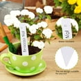 thumbnail image 5 of Plant Labels 300Pcs 4 Inch Plastic Plant Name Tags for Seedlings Garden Labels Markers Nursery Plant Tags Seed Labels Plant Label Stakes with Permanet Marking Pen Plant Markers for Outdoor Garden, 5 of 7