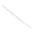 thumbnail image 1 of Iron Wire Double Loop Binding Spine, 6.4mm Diameter, 34 Teeth, 3:1 Pitch, 20 Sheets, 360 Degree Rotation, Nylon Coated, for Documents, Books, Notes, Reports, 1 of 7